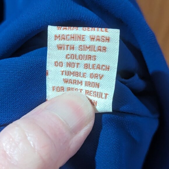 Aryeh Size Small Royal Blue High-Low - Picture 5 of 13